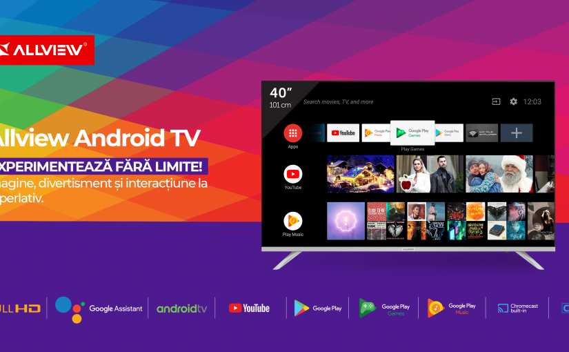 Allview țintește cel mai popular segment de smart tv Specificațiile de top ale Allview Android TV, în varianta 40”